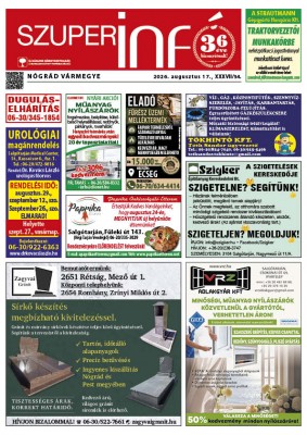 Nógrádi Szuperinfó 2026/34