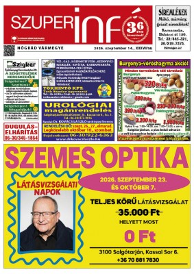 Nógrádi Szuperinfó 2026/38