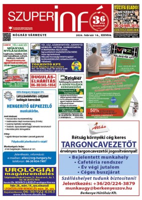 Nógrádi Szuperinfó 2026/08